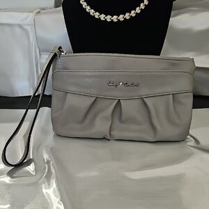 Juicy Couture Silver Wristlet Clutch